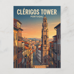Cartão Postal Torre dos Clérigos Portugal