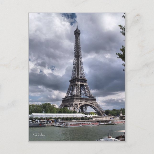 Cartão Postal Torre Effiel (Frente)