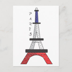 Cartão Postal Torre Eiffel