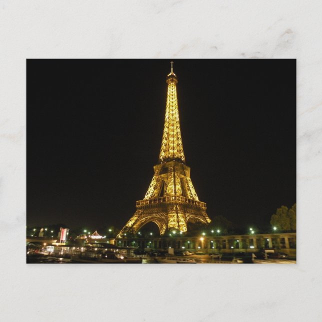 Cartão Postal Torre Eiffel (Frente)