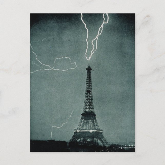 Cartão Postal Torre Eiffel (Frente)