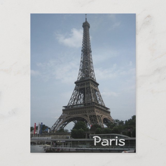Cartão Postal Torre Eiffel (Frente)