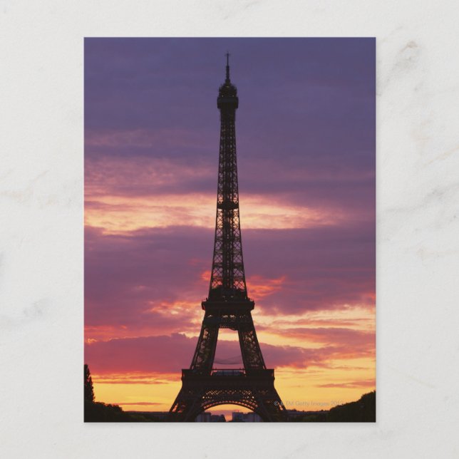 Cartão Postal Torre Eiffel 2 (Frente)
