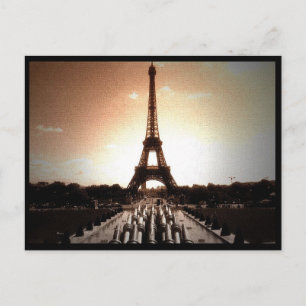 Cartão Postal Torre Eiffel 4