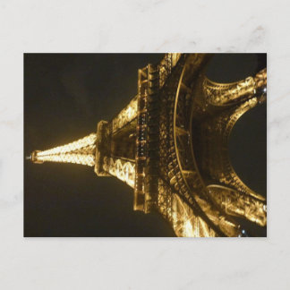 Cartão Postal Torre Eiffel à Noite