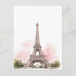 Cartão Postal Torre Eiffel de Paris