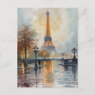 Cartão Postal Torre Eiffel de Paris