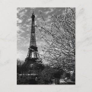 Cartão Postal Torre Eiffel de Paris do vintage