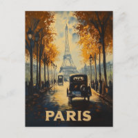 Torre Eiffel do Poster de viagens Paris de 1930