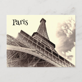 Cartão Postal Torre Eiffel em Paris