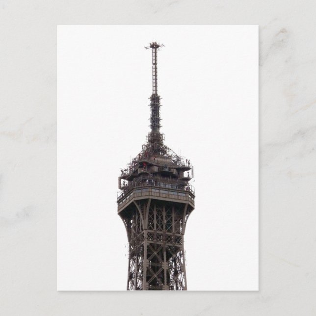 Cartão Postal Torre Eiffel Paris França (Frente)