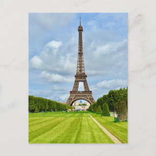 Cartão Postal Torre Eiffel - Paris França