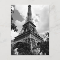 Torre Eiffel Preto e Branco em Paris