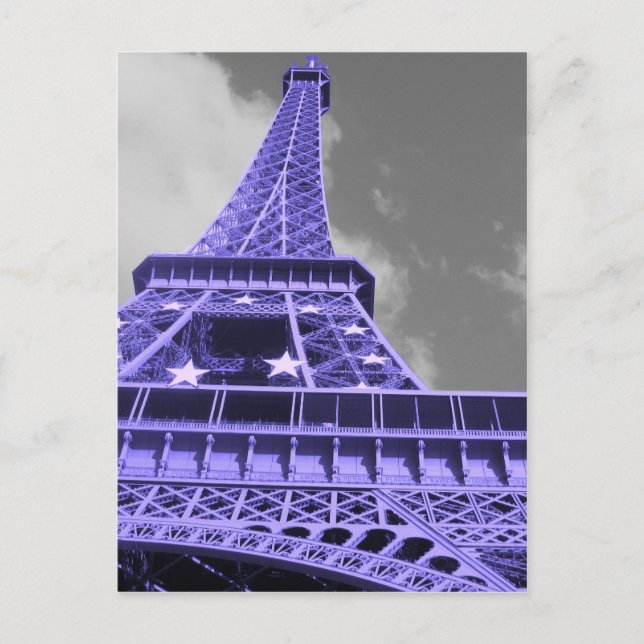 Cartão Postal Torre Eiffel Puro (Frente)