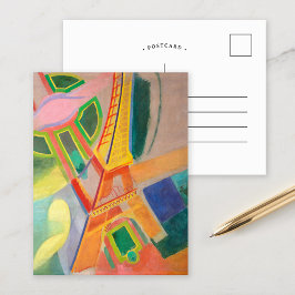 Cartão Postal Torre Eiffel | Robert Delaunay