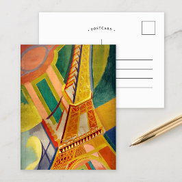 Cartão Postal Torre Eiffel | Robert Delaunay