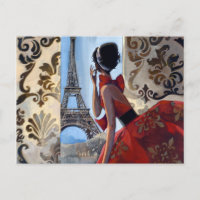 Torre Eiffel, Vestido Vermelho, Vamos Ir
