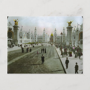 Cartão Postal Torre Eiffel Vintage