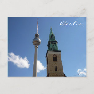 Cartão Postal torre fernsehturm