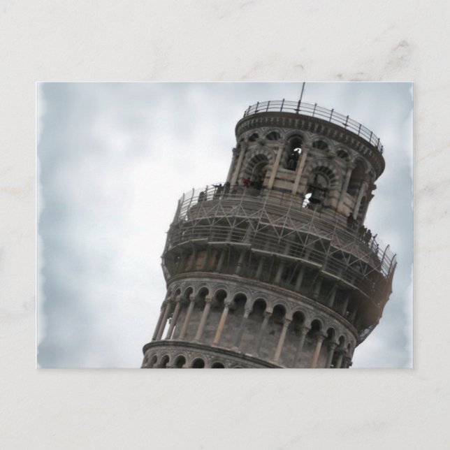 Cartão Postal Torre inclinada de Pisa (Frente)