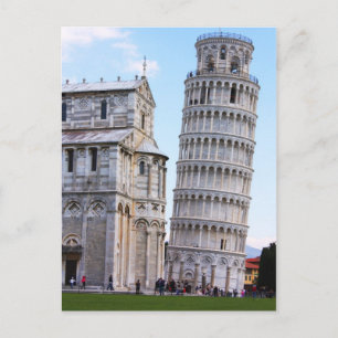Cartão Postal Torre inclinada de Pisa