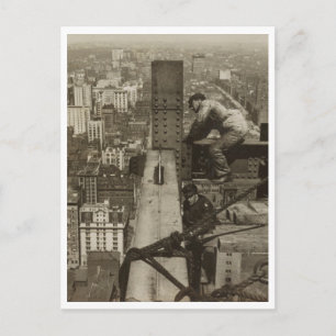 Cartão Postal Torre Metropolitana sobre Quinta Avenida e Par Cen