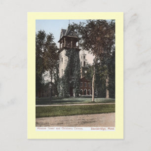 Cartão Postal Torre Mission, Stockbridge, Massachusetts Vintage
