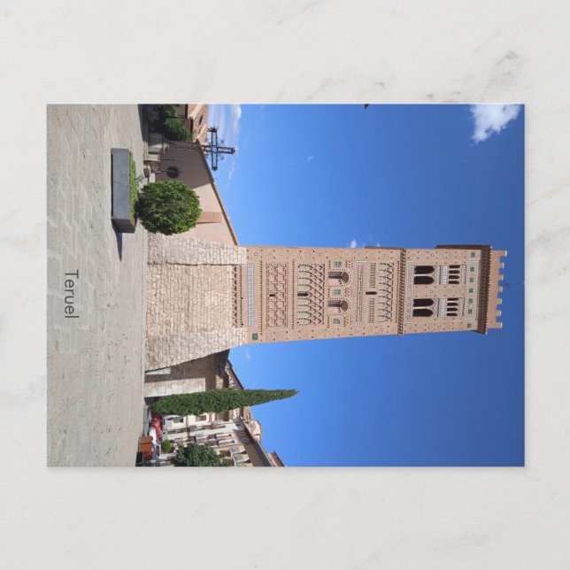 Cartão Postal Torre mudejar, Teruel (Frente)