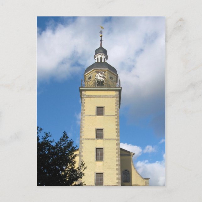 Cartão Postal Torre na Cidade Velha de Dusseldorf, Alemanha Cart (Frente)