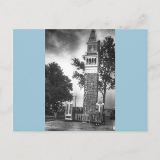 Cartão Postal Torre Negra E Branca