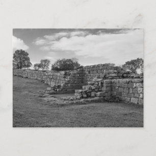 Cartão Postal Torre Preto de Carrinhos no Muro de Hadrian