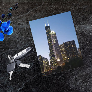 Cartão Postal Torre Sears em Chicago Architecture River Cruise