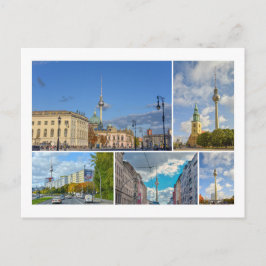 Cartão Postal Torre Televisiva, Berlim, Alemanha