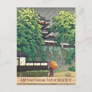 Cartão Postal Torre Udo, Castelo Kumamoto (Kumamoto-jô Udoyagura