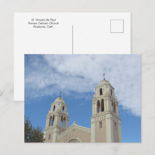 Cartão postal - Torres dos Sinos da Igreja em Peta