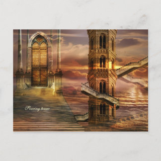 Cartão Postal Torres em chamas