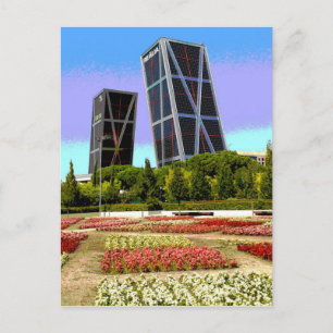 Cartão Postal Torres Kio de Madrid
