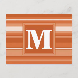 Cartão Postal Torres laranja monograma