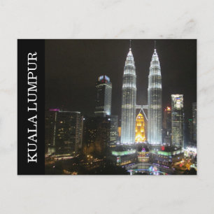 Cartão Postal torres noturnas