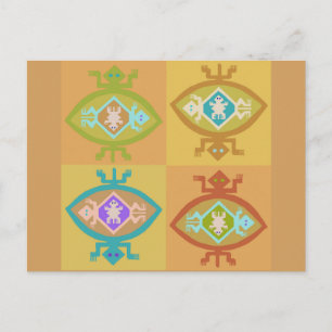 Cartão Postal Tortuga Família Sudoeste