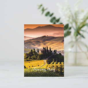 Cartão Postal Toscana, Itália - fotografia de paisagem