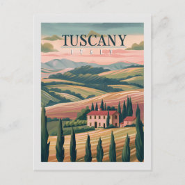 Cartão Postal Toscana Itália - Viagem