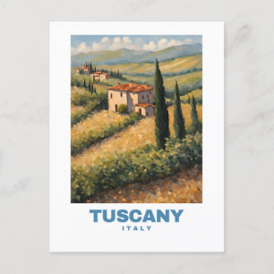 Cartão Postal Toscânia Itália Viagem de Arte Exótica