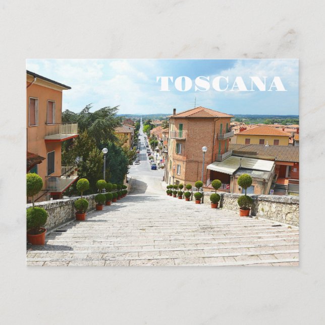 Cartão Postal Toskana-Italien (Frente)