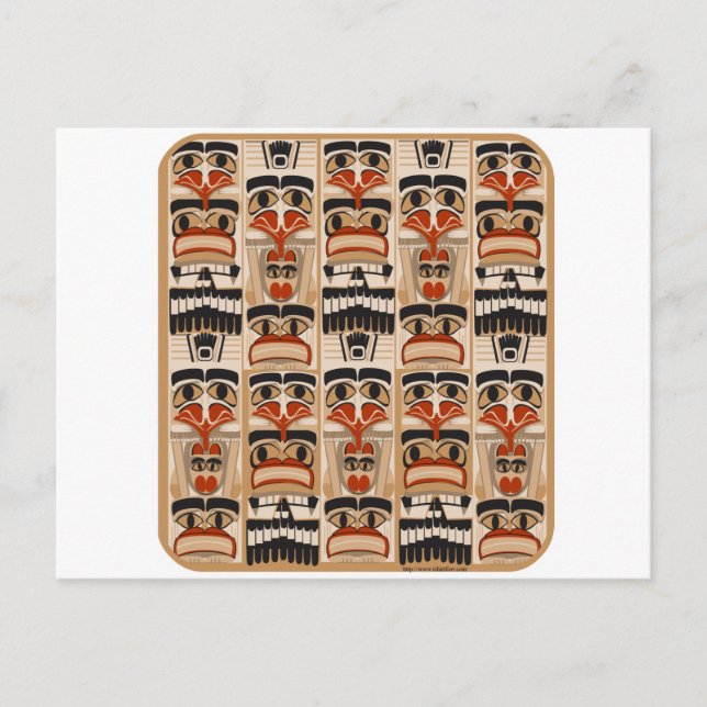 Cartão Postal Totem Pole (Frente)