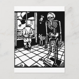 Cartão Postal Totentanz Death Marches Por Cartaz