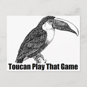 Cartão Postal Toucan Jogue Esse Jogo