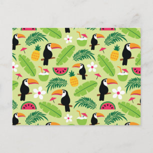 Cartão Postal Toucan Tropical Summer
