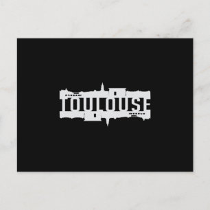 Cartão Postal Toulouse City Skyline Cityscape Trip Funny Gift