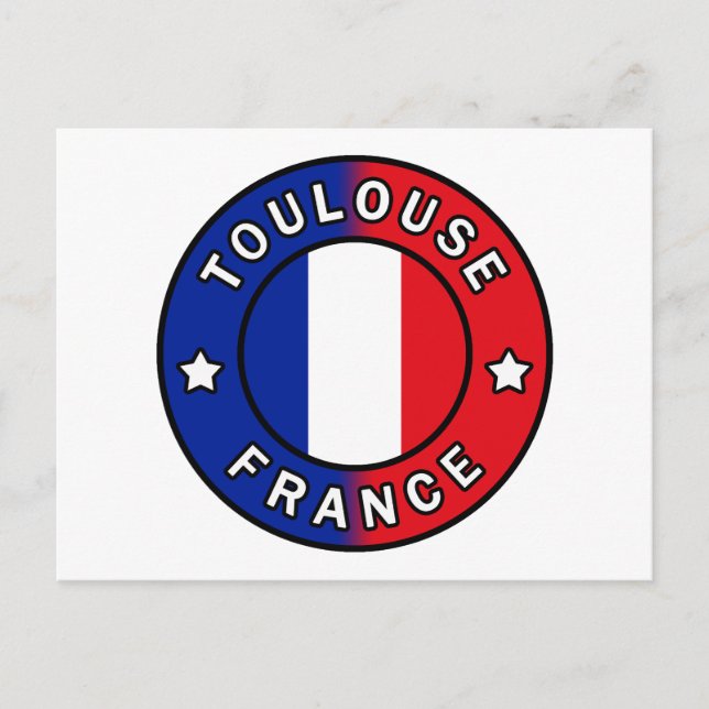 Cartão Postal Toulouse França (Frente)
